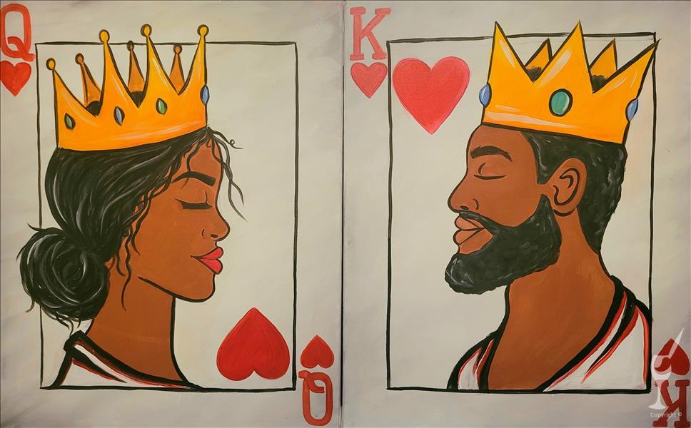 Queen & King of Hearts Set or Solo 1